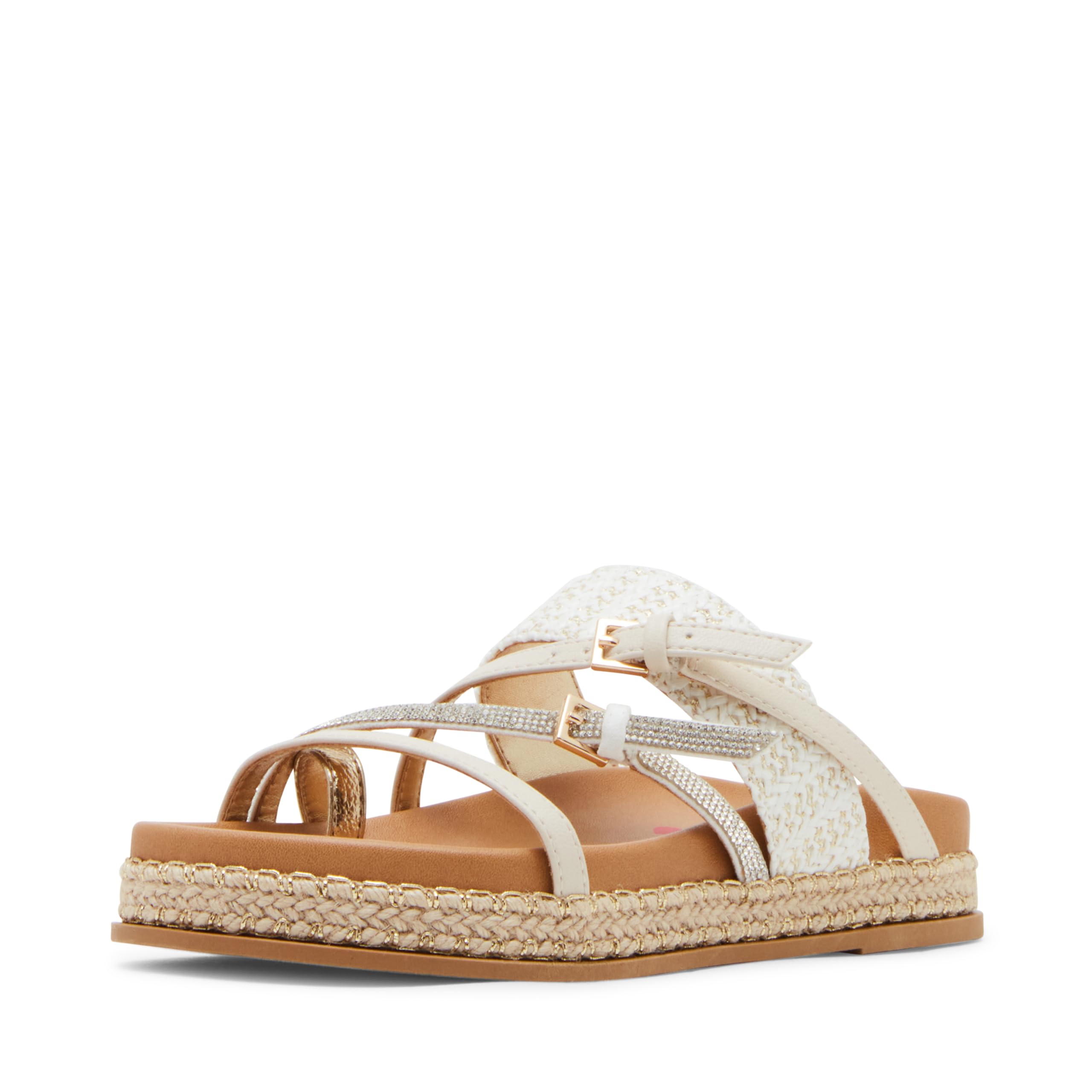Steve Madden Girl's Tickle Slide Sandal - Lightweight Comfort, Trendy Design, Beach Days - Size 7, Pink